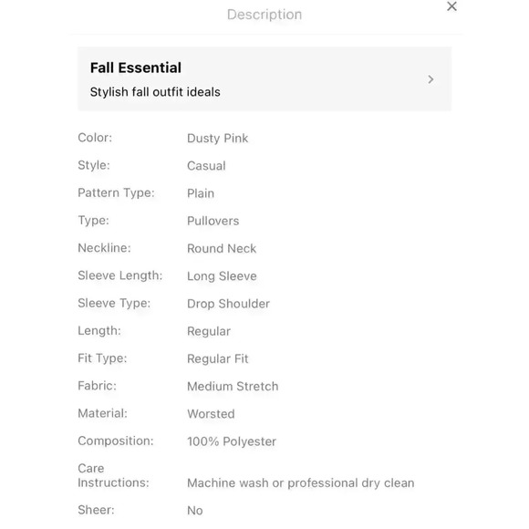 NWT SHEIN Plus Drop Shoulder Curved Hem Sweater SIZE 2XL - Picture 4 of 11